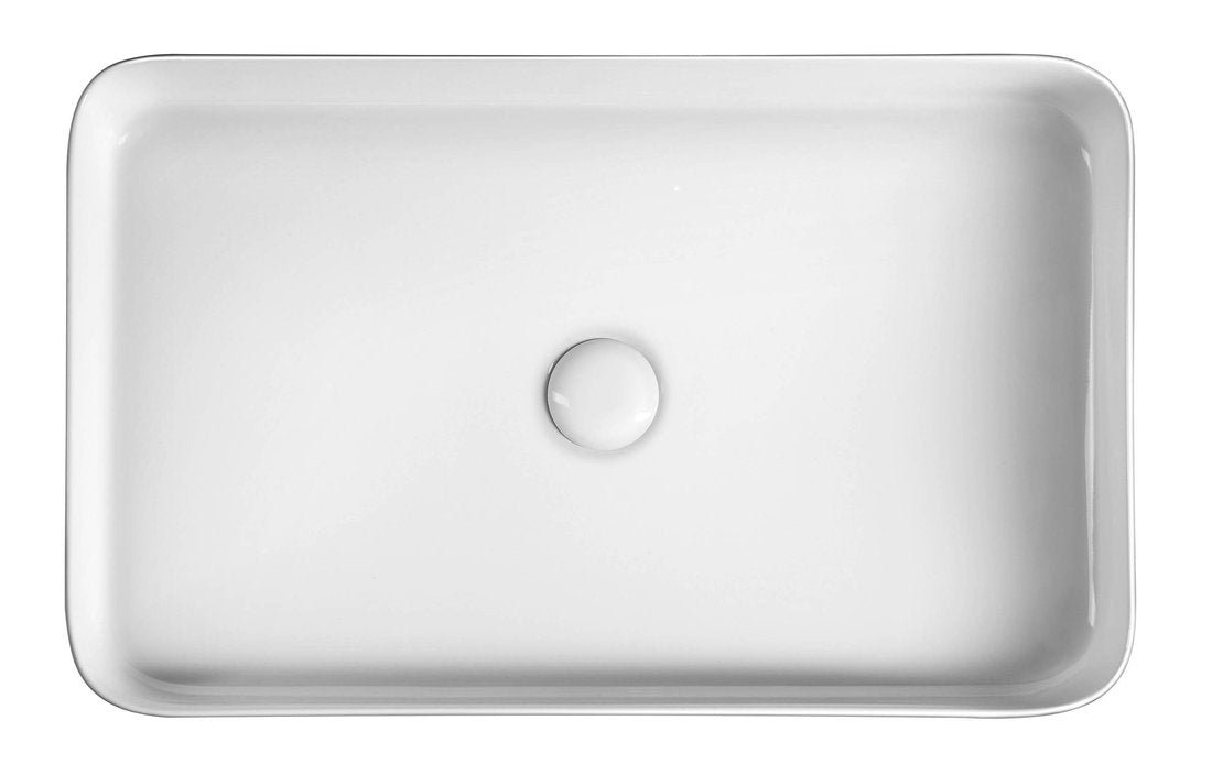 Ablaufgarnitur mit Keramik-Stopfen 5/4“, klick-klack, weiss