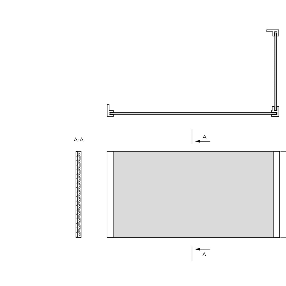 UNIVERSAL Eckschürze L/R für Badewannen