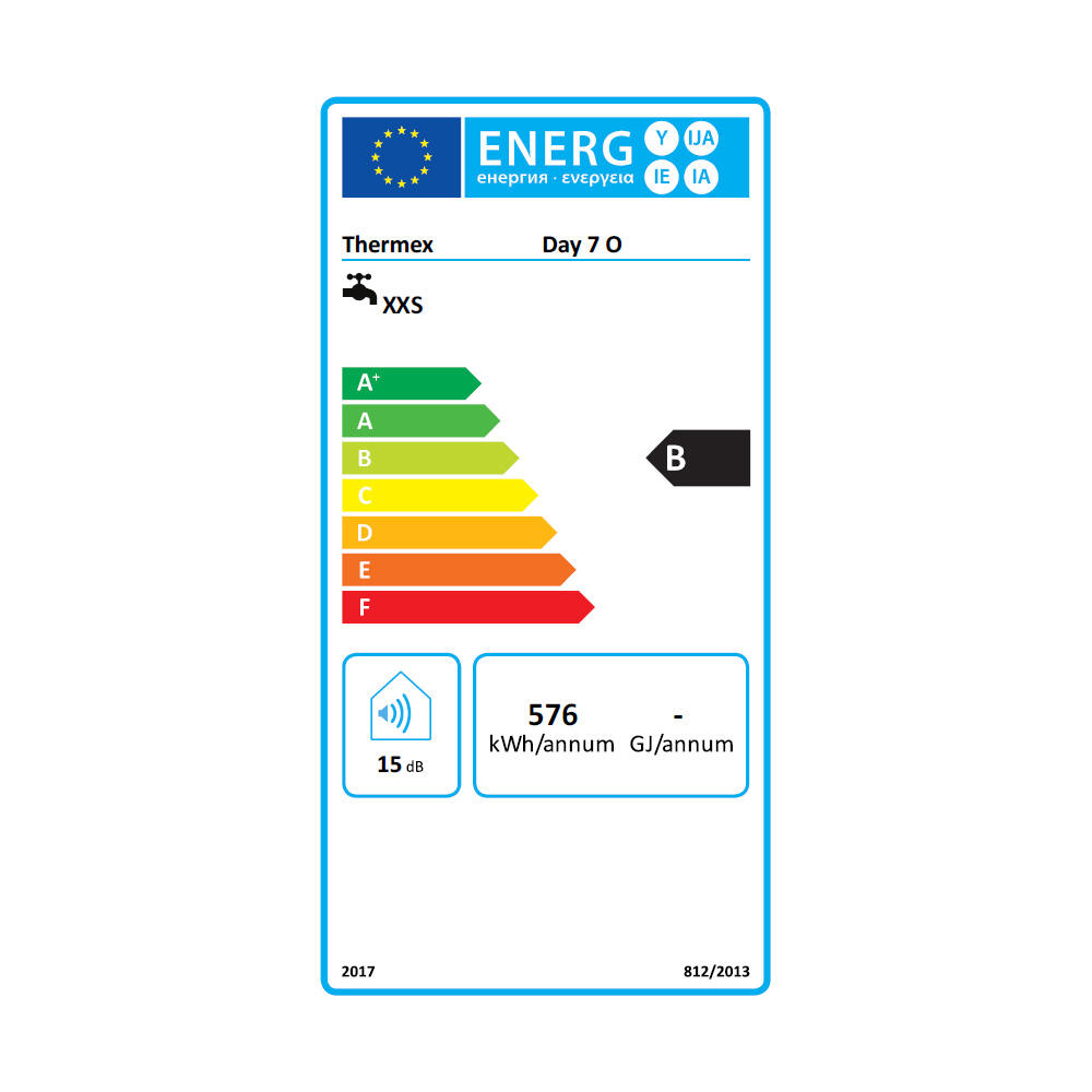 DAY elektrischer Boiler, mit Wassertank, 7 l, weiß