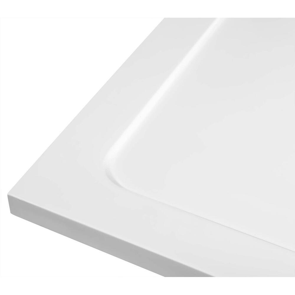 TECMI Gussmarmor-Duschwanne 120x80x3cm