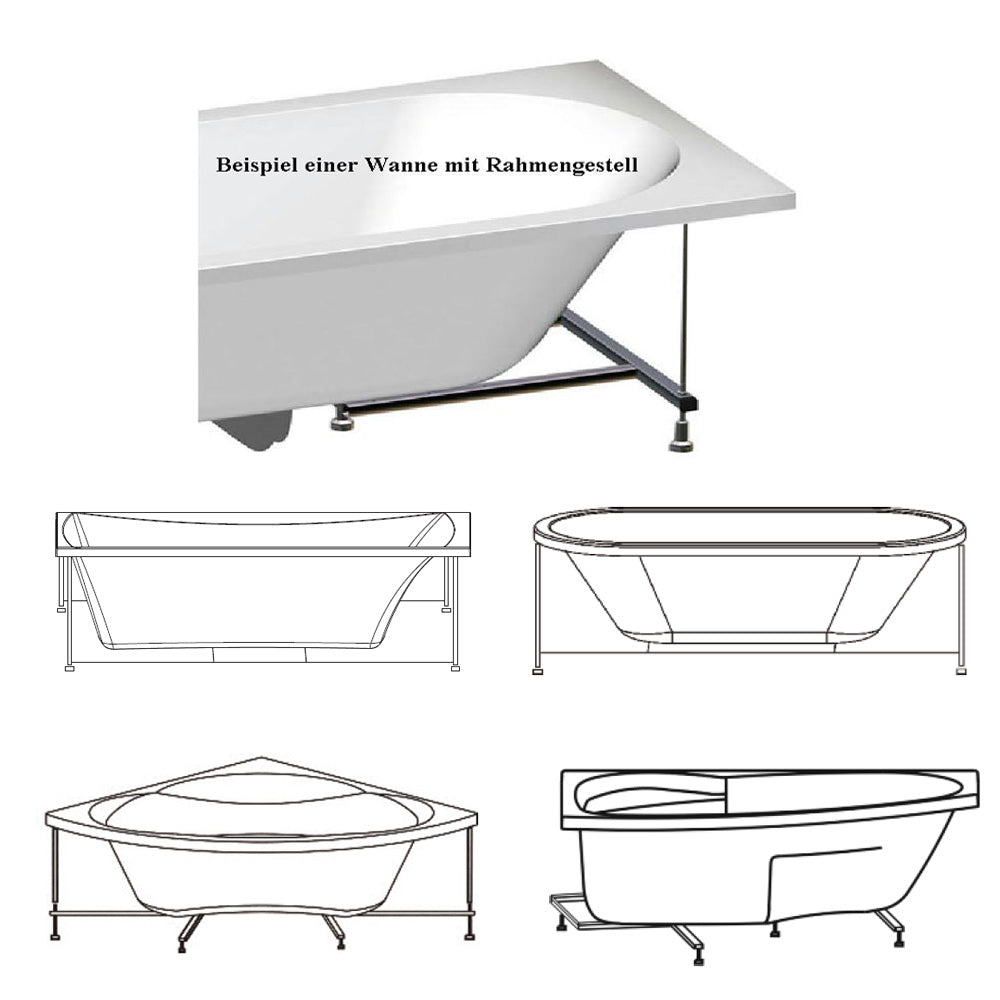 Rahmengestell zu Badewanne IO