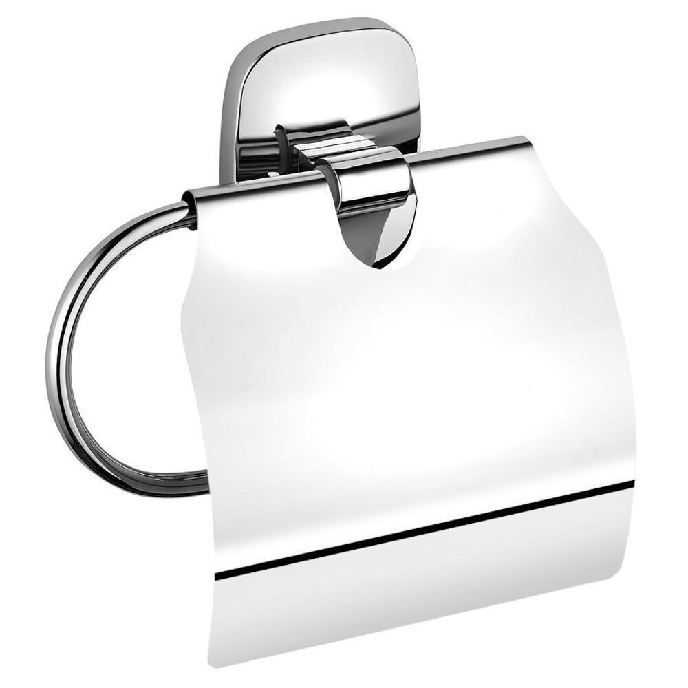 RUMBA Toilettenpapierhalter mit Deckel, Chrom