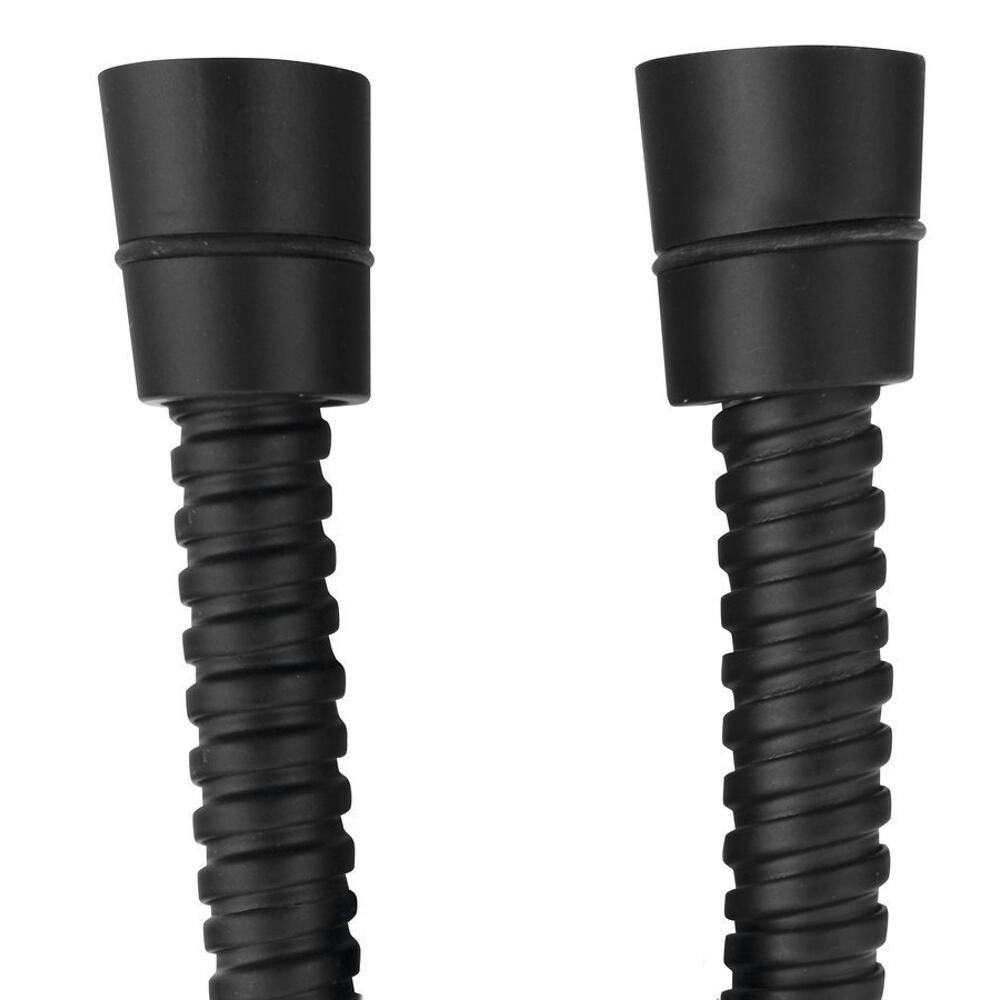 POWERFLEX Metall-Duschschlauch, 100cm, Schwarz matt