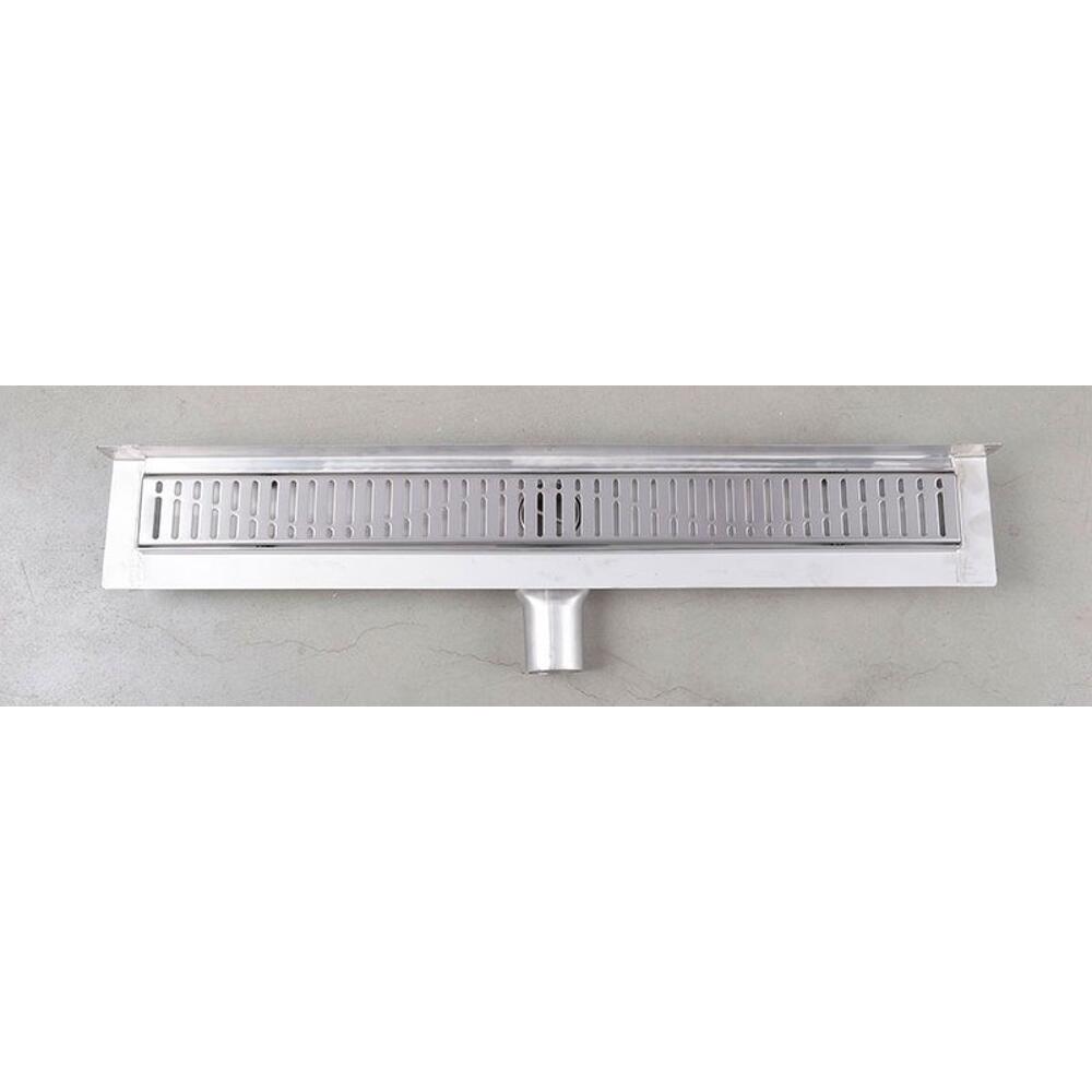 MANUS ONDA Bodenrinne aus Edelstahl mit Rost, wandhängend, L-750, DN50