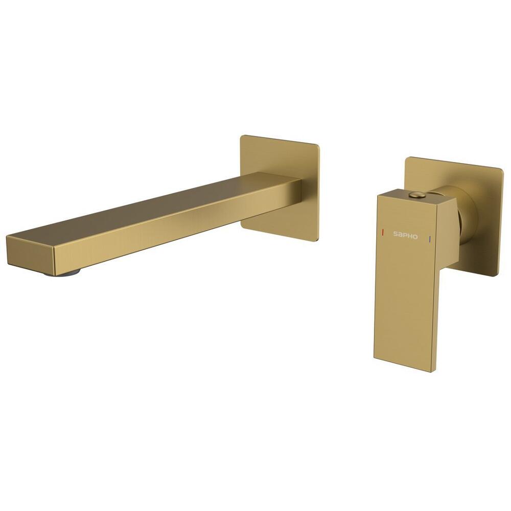 CUBEMIX 2 Loch-Waschtischarmatur, Gold matt