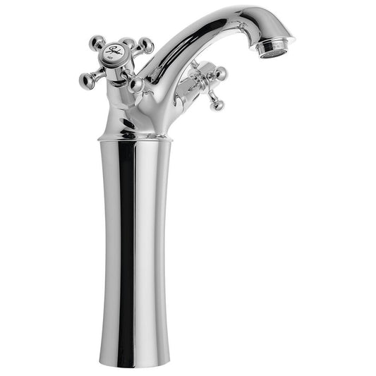 ANTEA Waschtischarmatur, hoch, mit Ablaufgarnitur 245mm, Chrom