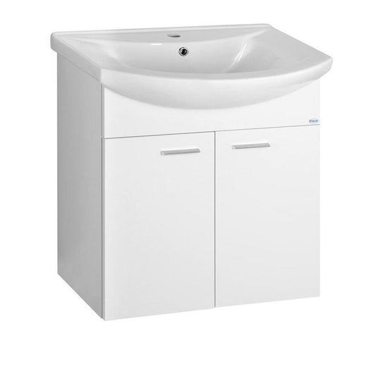 ZOJA Unterschrank 61,5x74x32,5cm, weiß, 2x Tür