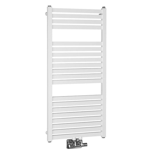 TONDI Badheizkörper 450x970 mm, Mittelanschluss, Weiß