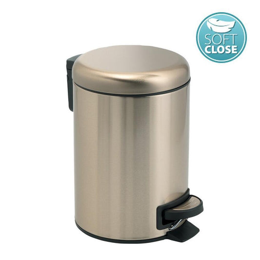 POTTY Abfalleimer 5l, Soft Close, gold matt