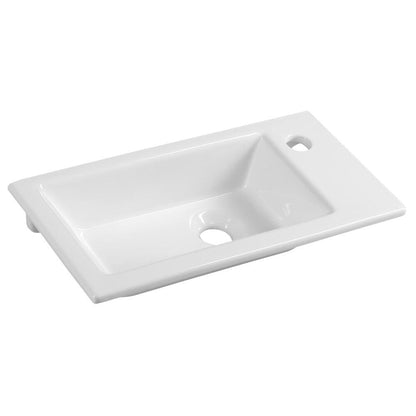 ZUNO 50 Keramik-Waschtisch 50x25cm, weiss