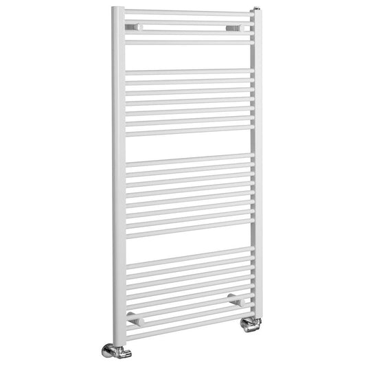 DIRECT Badheizkörper mit seitlichem Anschluss 750x1320 mm,900W, Weiß