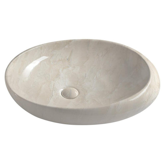 DALMA Keramik-Waschtisch 68x44 cm,beige