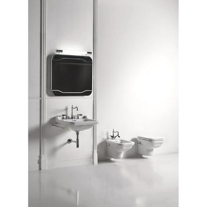 WALDORF Keramik-Waschtisch 60x55cm, 3 Armaturlöcher, weiß