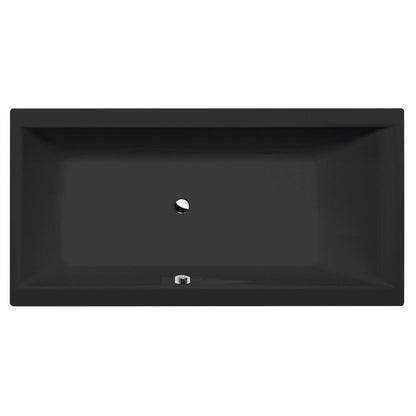 CLEO Rechteckwanne 180x90x48cm, schwarz matt