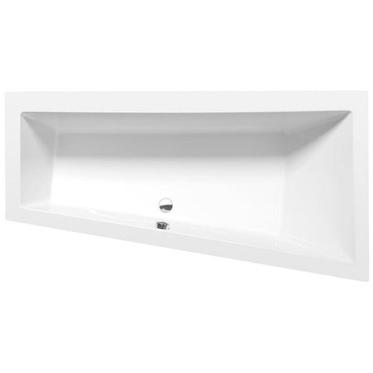 Raumspar Badewanne ANDRA 170x90x45cm, rechts, weiß