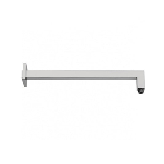 SQUARE BRASS Duscharm, 400 mm, Messing/Chrom