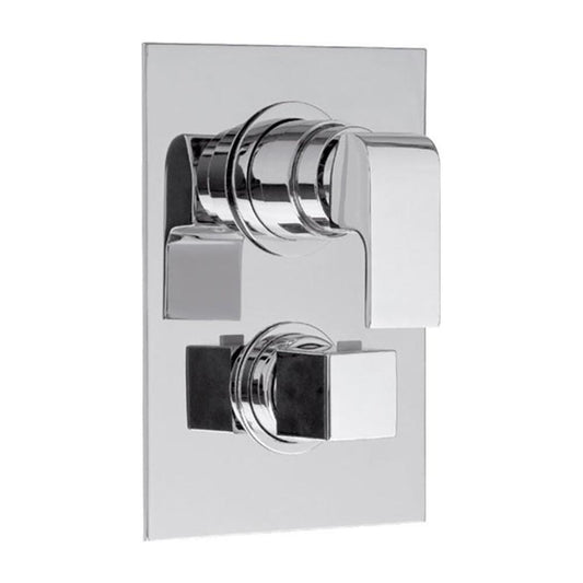 DIMY Thermostat-Dusch-Armatur , 3 Wege, Chrom