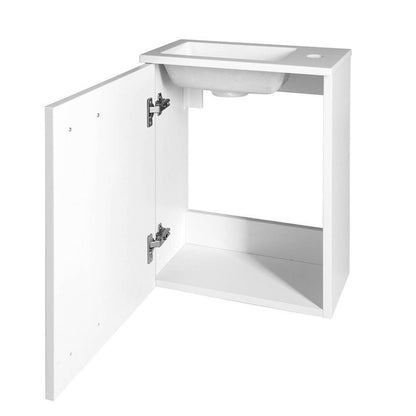ZOJA Unterschrank mit Waschtisch 40x22 cm, weiß