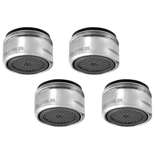 SET 4x Perlator, Außengewinde M24x1, Chrom