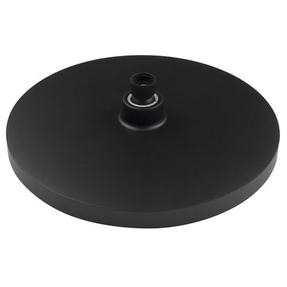 Kopfbrause, Durchmesser 255mm, ABS/Schwarz matt