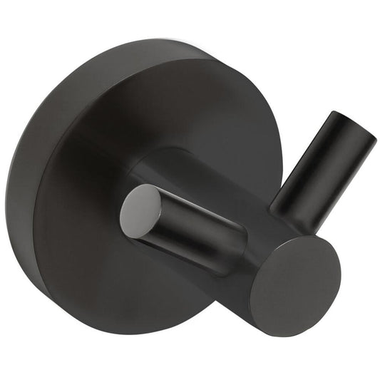 X-ROUND BLACK Doppelhaken, Schwarz matt