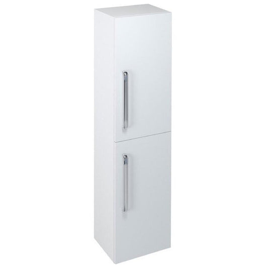 THEIA Hochschrank 35x138x30cm, 2x Tür, links/rechts, weiß