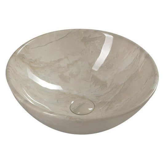 DALMA Keramik-Waschtisch Ø 42 cm, marfil