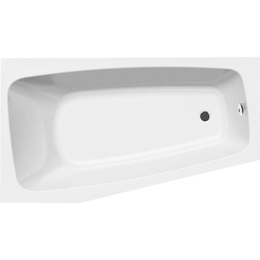 BEROUNKA Eckbadewanne 160x90x42 cm, links, weiss