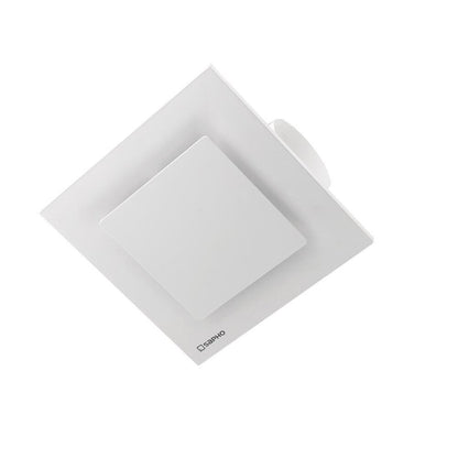 TECTO Deckenventilator axial mit Zeitschaltuhr, 20W, Rohr 100mm, Weiß