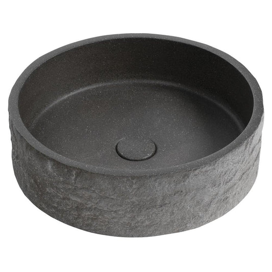 ISPIR Beton-Waschtisch inklusive Auslauf, 40cm, granitfarben