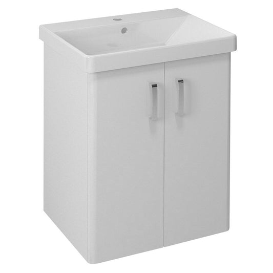 THEIA Unterschrank 56,4x70x44,2cm, 2x Tür, weiß