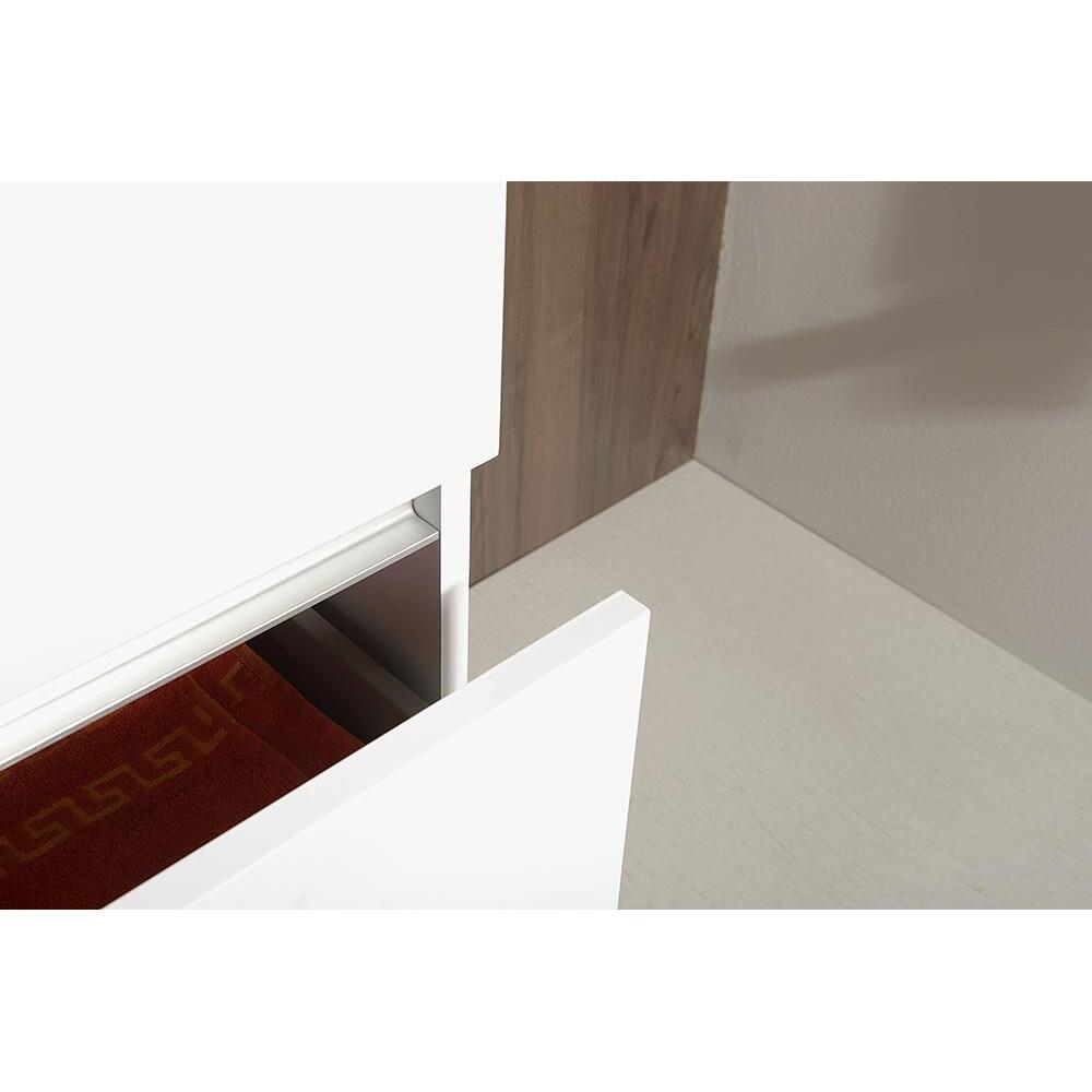 LARGO Unterschrank 99x50x41cm, weiß glänzend