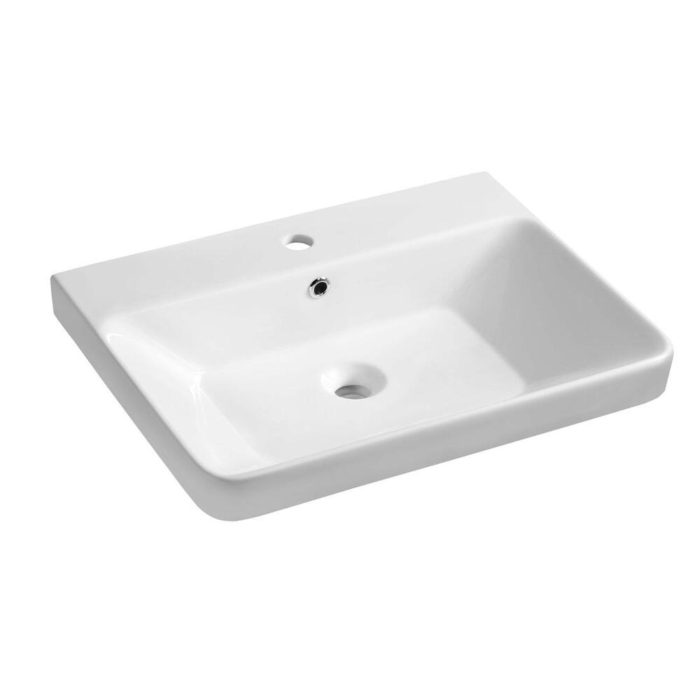 THALIE 60 Keramik-Waschtisch 60x46cm, weiss