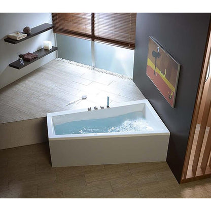 Raumspar Badewanne ANDRA 160x90x45cm, rechts,weiß