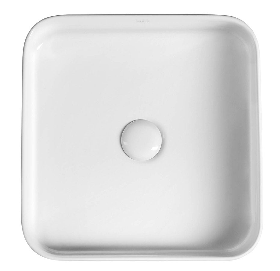Ablaufgarnitur mit Keramik-Stopfen 5/4“, klick-klack, weiss