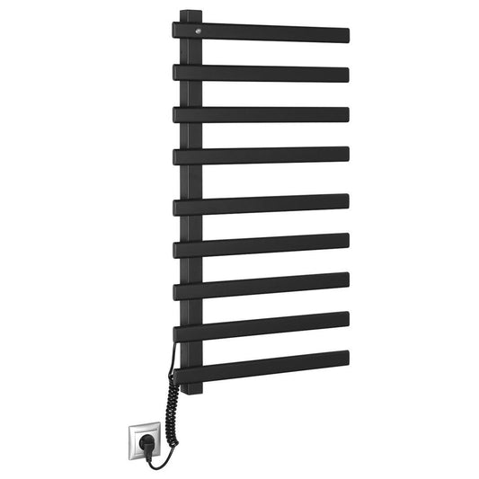 ELCOR Handtuchtrockner elektrisch 480x920x50mm, 128W, schwarz matt