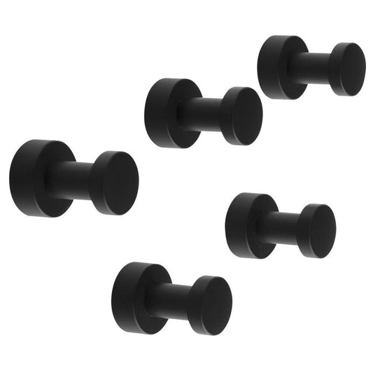 SAMBA Haken, 5er-Pack, Schwarz matt