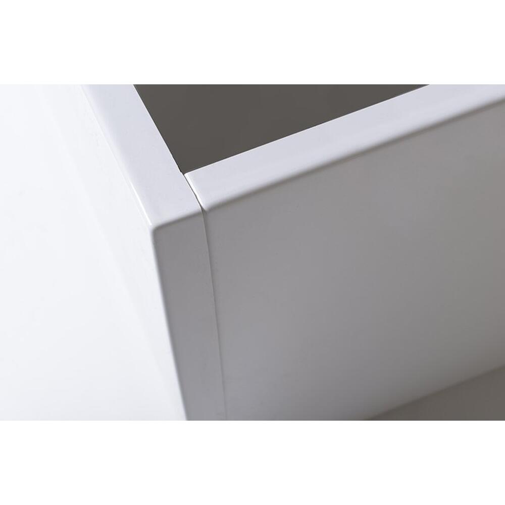 COUVERT 80, Seitenschürze, 80 x 52 cm, weiss
