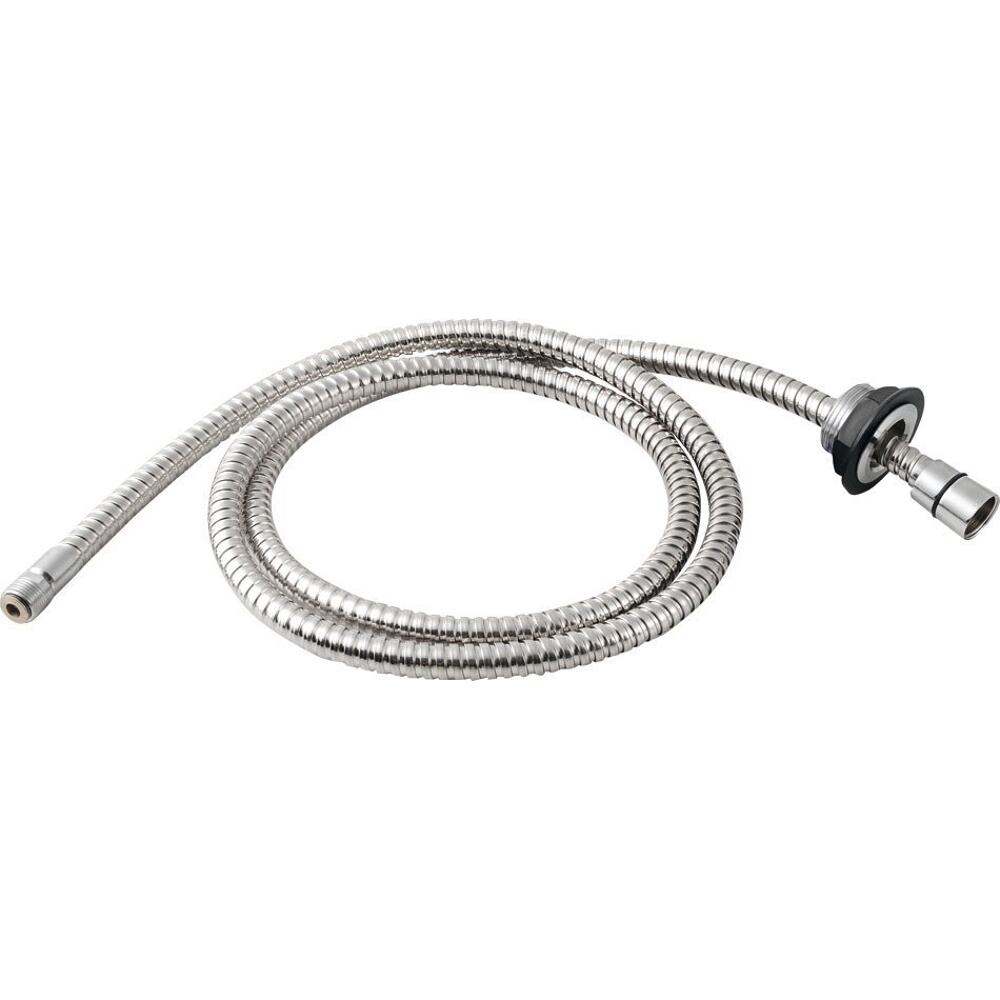 Durchführung rund, inkl. Schlauch F1/2"-M3/8", Chrom