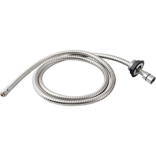 Durchführung rund, inkl. Schlauch F1/2"-M3/8", Chrom