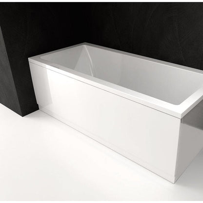 COUVERT 130 L, Frontschürze links, 130x52 cm, weiss