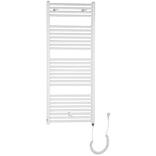 DIRECT-E Elektrischer Badheizkörper, gerade, 600x1320 mm, 600 W, Weiß