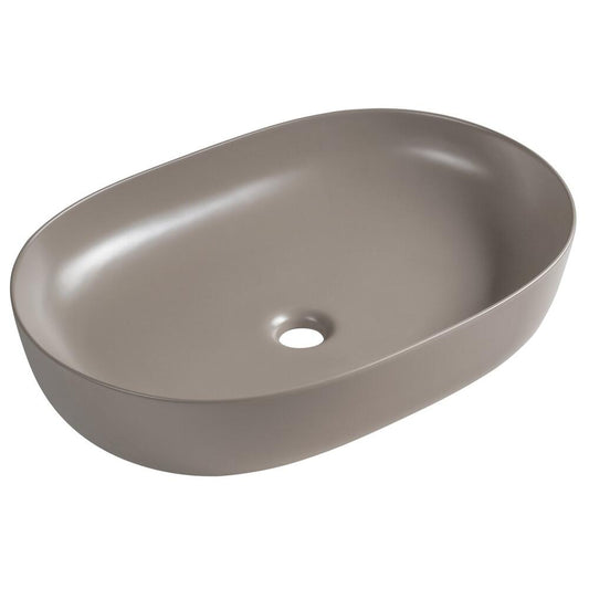 ARDEA Keramik-Waschtisch zum Aufsetzen, 60,5x41,5cm, Agila