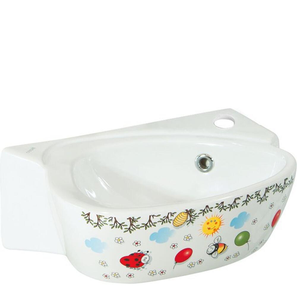 KID Keramik Kind-Handwaschbecken, 39x29cm, mit Farbdruck