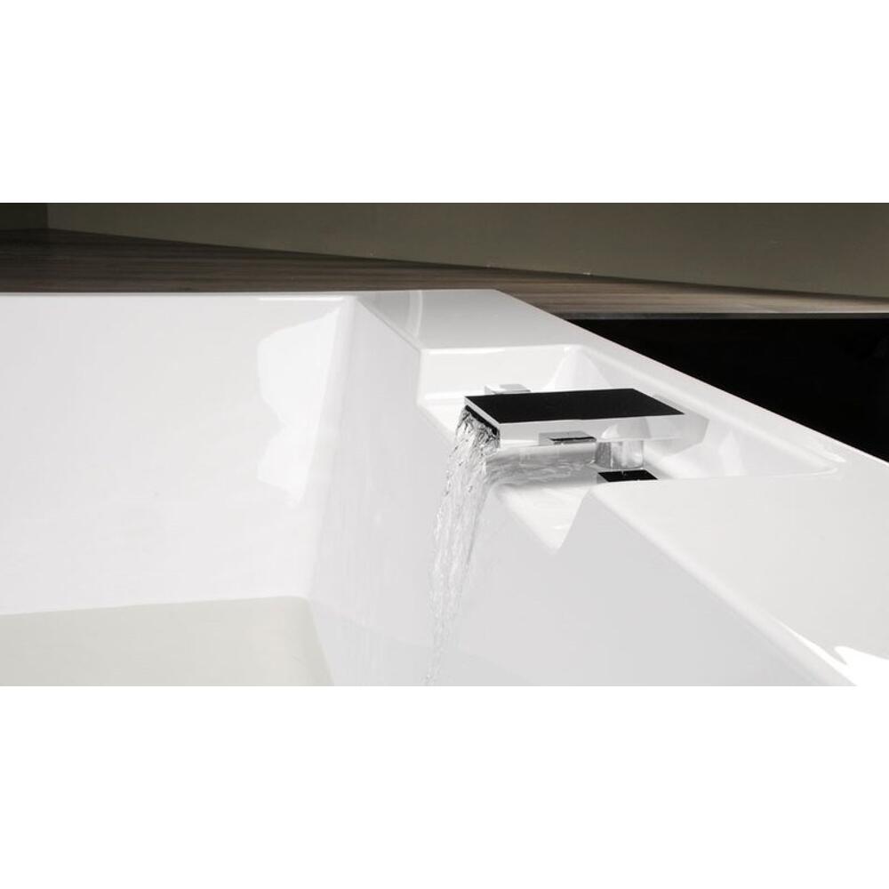 Wanneneinlauf, Breite 120mm, Chrom