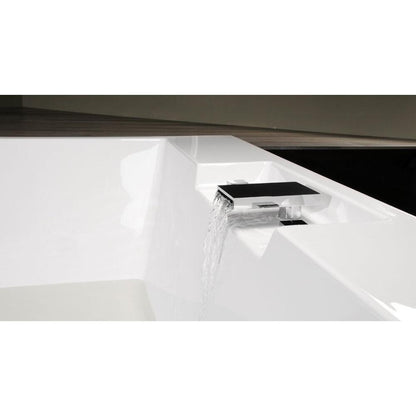 Wanneneinlauf, Breite 120mm, Chrom