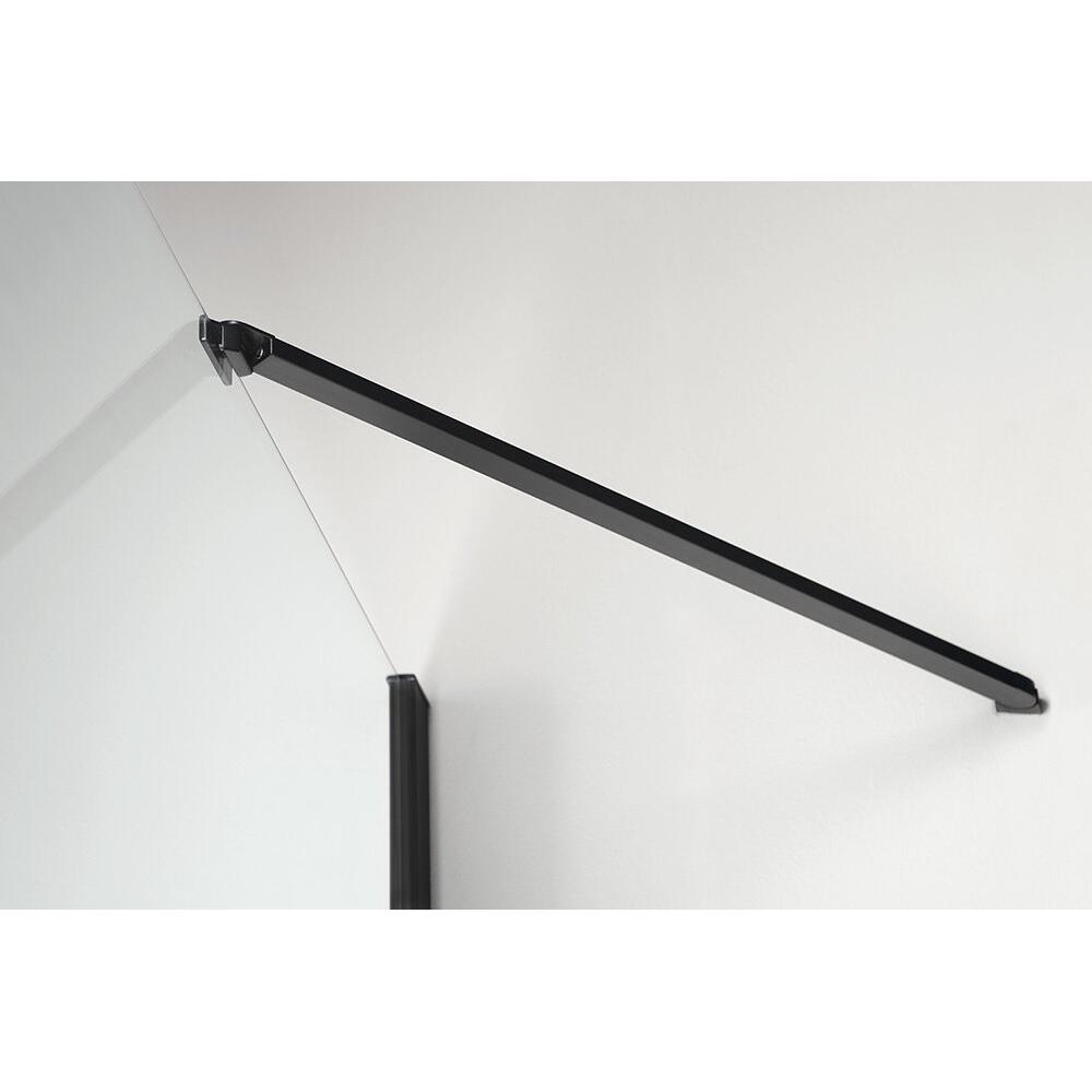 ZOOM LINE BLACK Duschabtrennung Viertelkreis 900x900mm, Klarglas, rechts