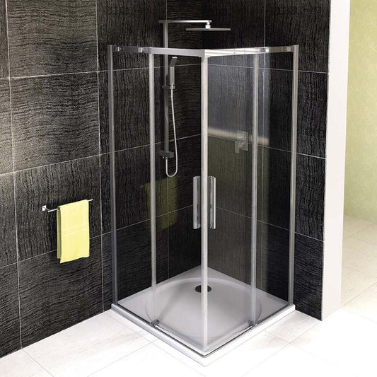 ALTIS LINE Eckige Duschkabine 900x900 mm, Eckeinstieg, Klarglas