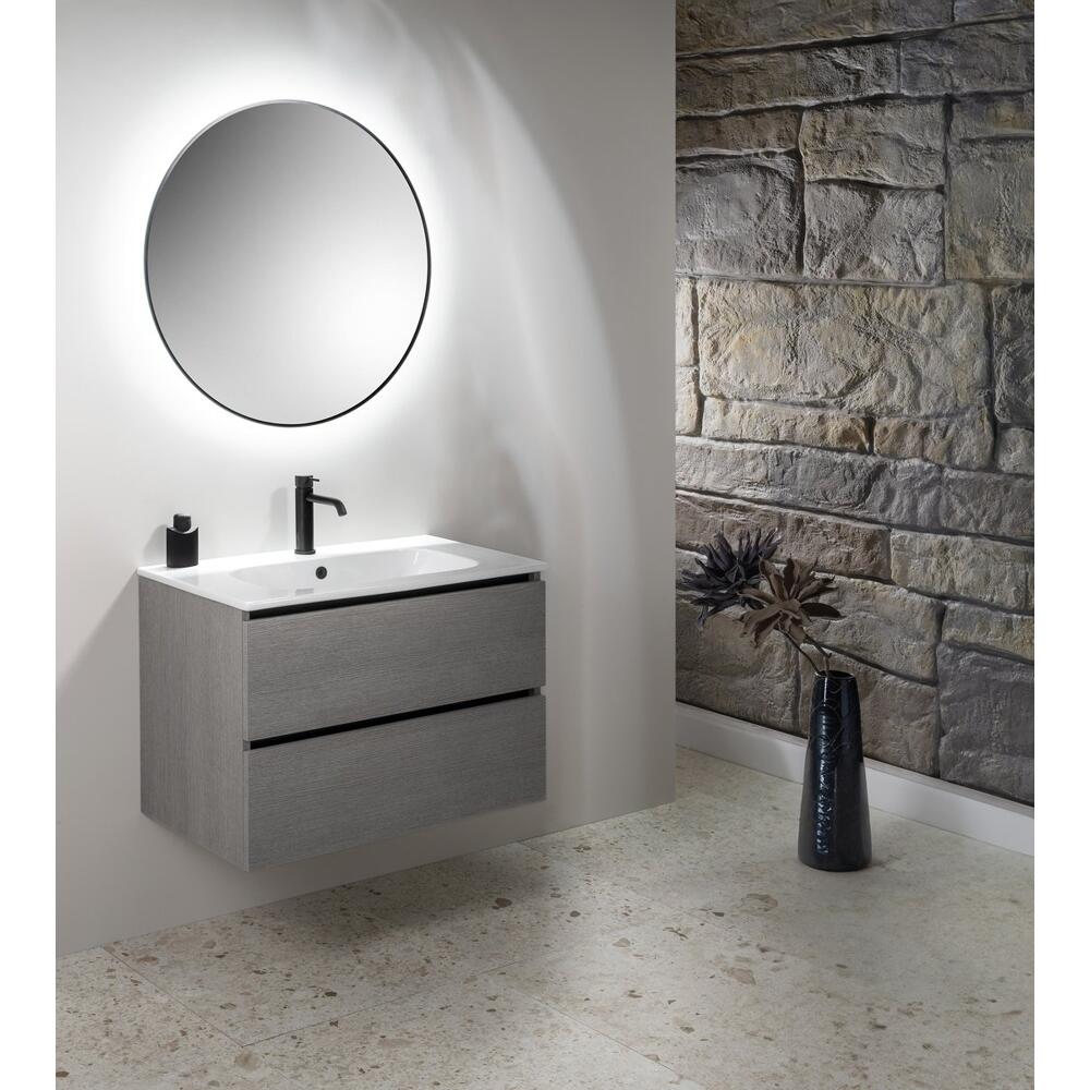 PIEDRA Keramik-Möbelwaschbecken 81x46,5cm, Weiß