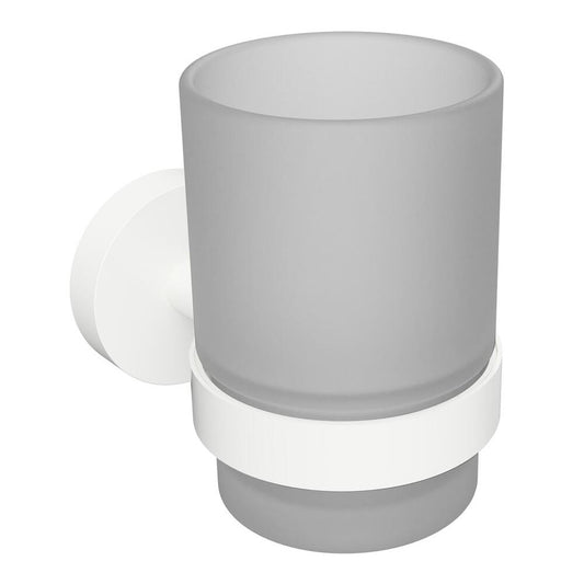 X-ROUND WHITE Hänge-Glas, Milchglas, Weiß matt